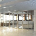 Цельностеклянная офисная противопожарная перегородка / серия FRM5281